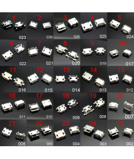 Conector de carga micro USB varios